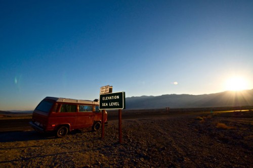 Wesley Driving Into Sunset