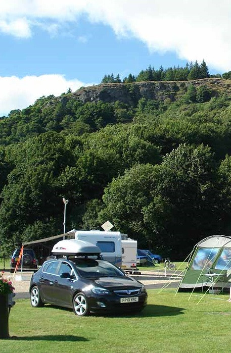 Witches Craig Caravan And Camping Park, Blairlogie. Campsite in Stirling