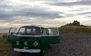 A Other Campervan called toots-t2-manchester-1219 and Waking up next to Bamburgh Castle for hire in Stretford, Greater Manchester