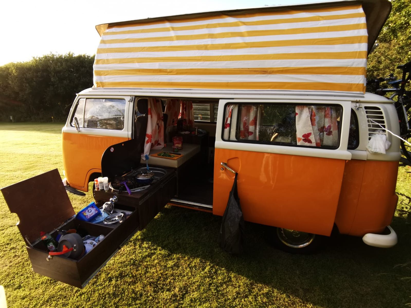 A VW T2 Classic Campervan called Meghan-0426 and for hire in Eltham, SE9, London