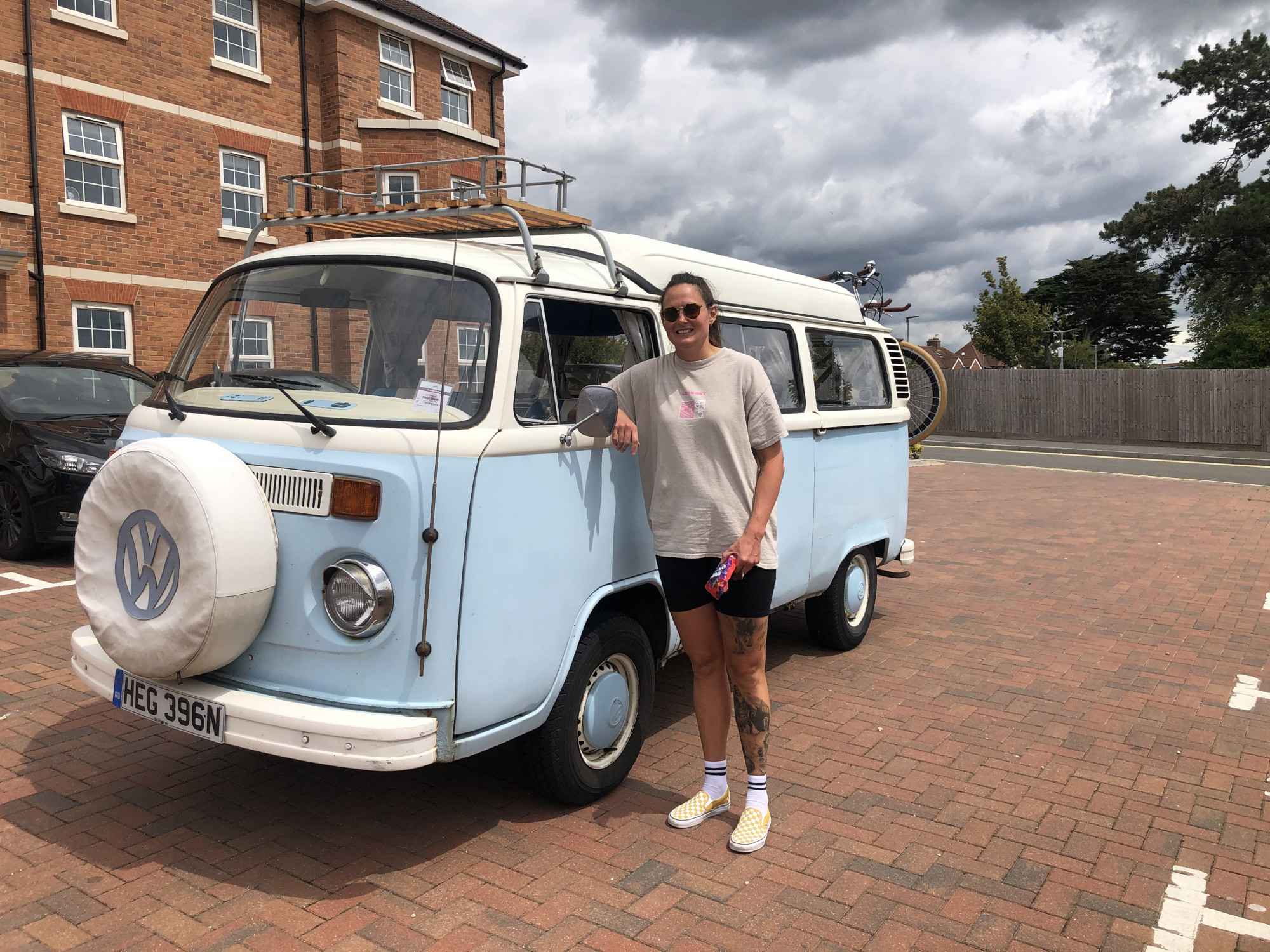 A VW T2 Classic Campervan called Hedgey-0123 and for hire in Brighton, East Sussex