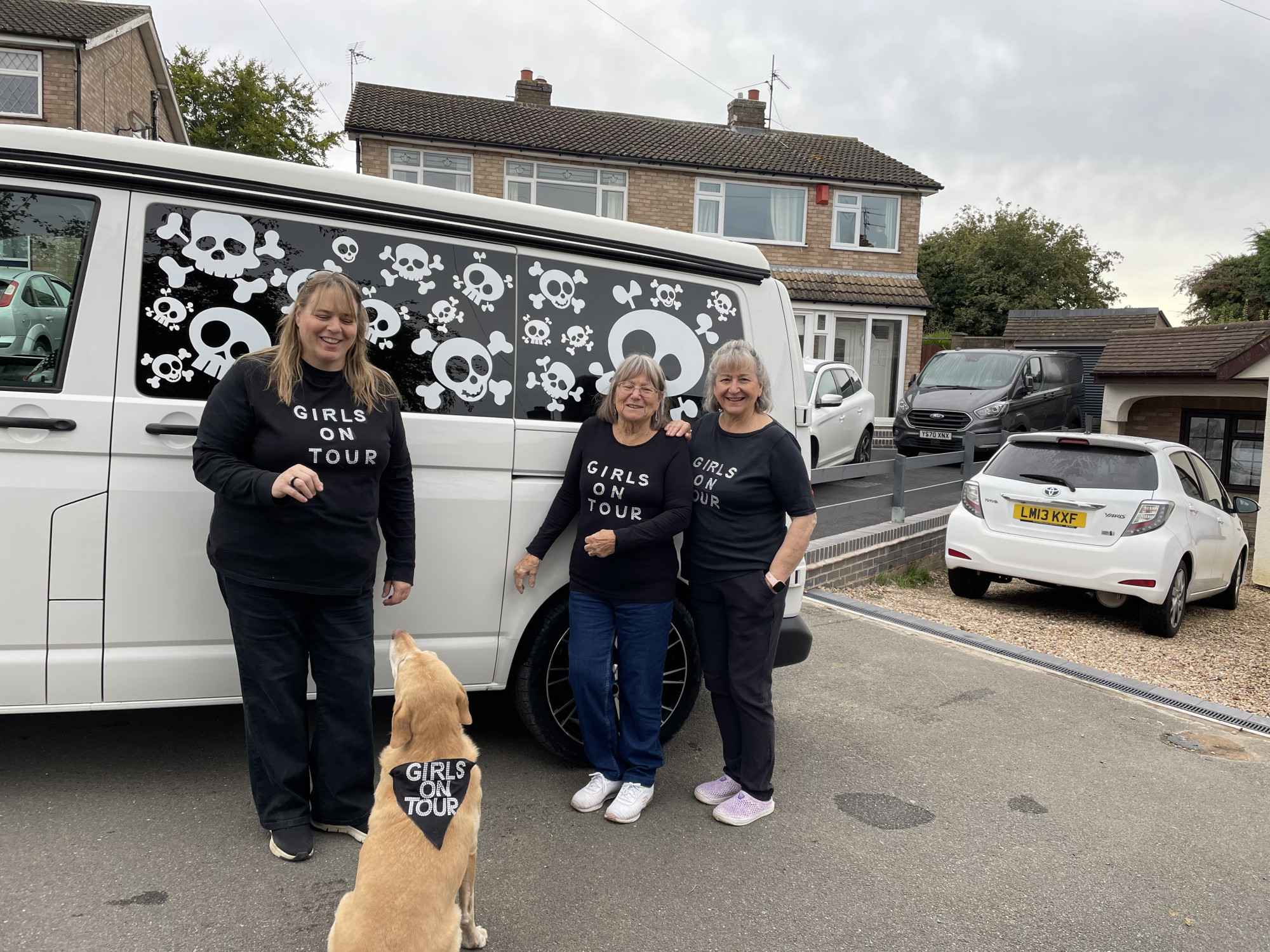 A VW T6 Campervan called Stubbs-the-V-Dub-1224 and Girls on tour 🥰🥰🥰🥰 for hire 