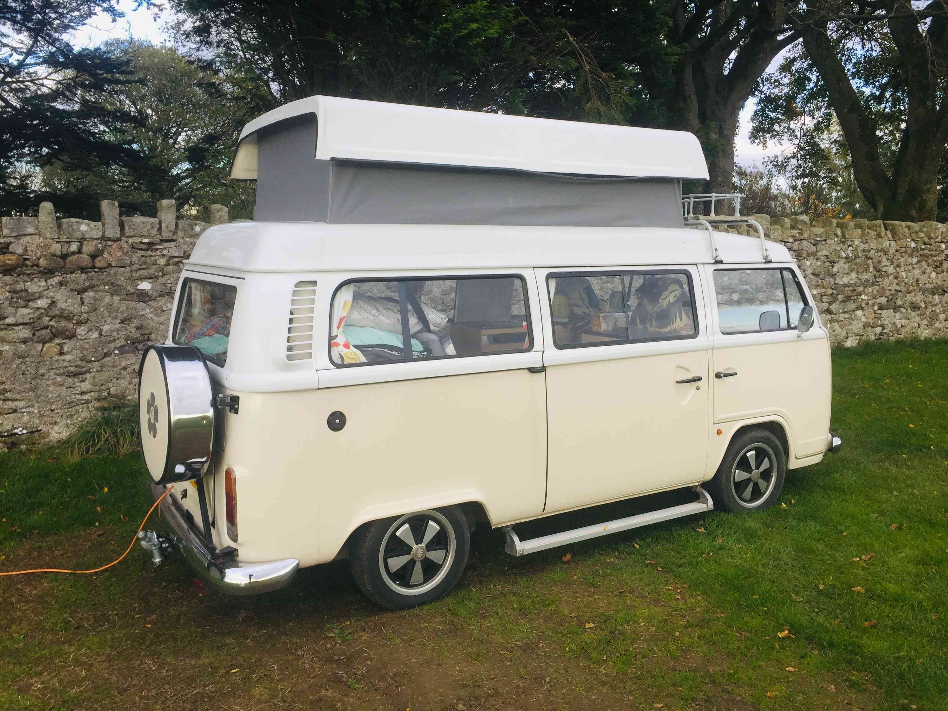 A VW T2 Brazilian Campervan called Mabel-0222 and for hire in Arundel, West Sussex