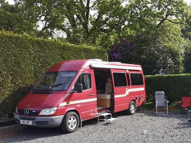 A Mercedes Sprinter Campervan called Luna-0123 and for hire in Stockport, Greater Manchester
