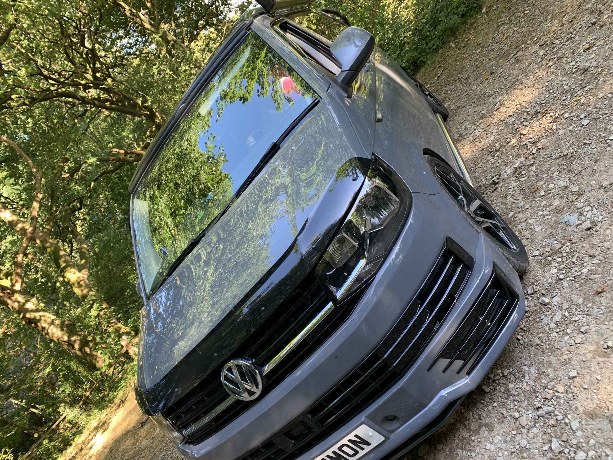 A VW T6 Campervan called Borris-0124 and Through the forest for hire in Cambridgeshire, Cambridgeshire