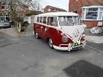A VW T1 Splitscreen campervan called Rosie-VW and for hire in Stoke on Trent, Staffordshire
