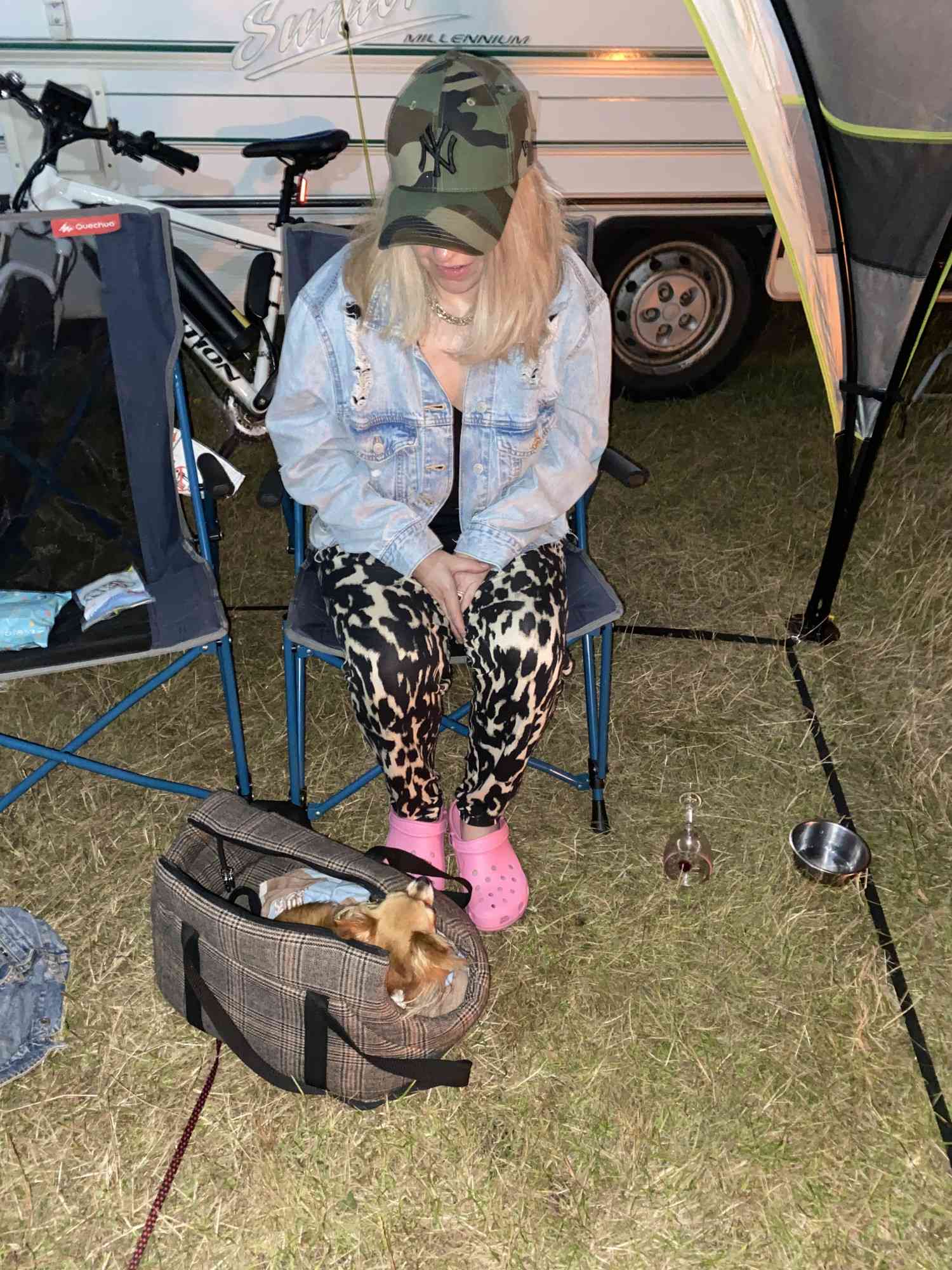 A VW T6 Campervan called CopperLeaf-0824 and Chairs provided for hire in Market Harborough, Leicestershire