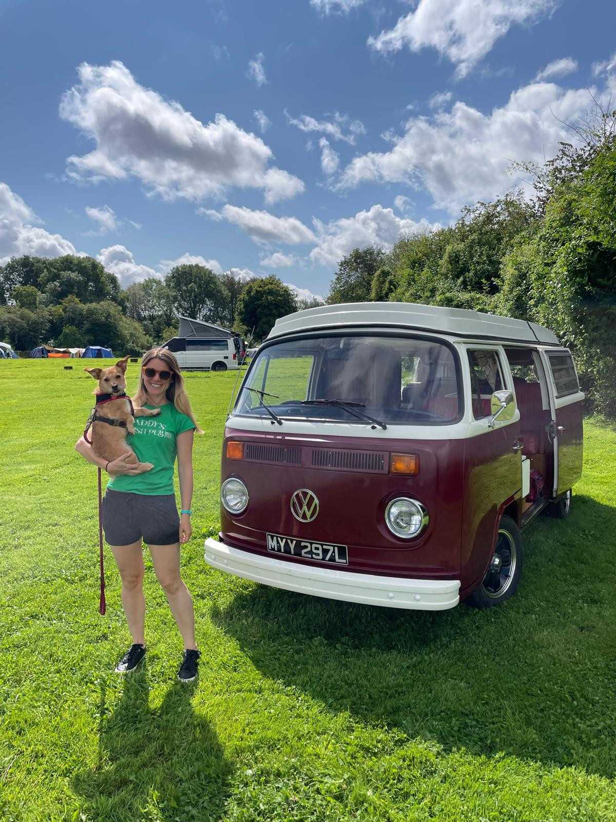 A VW T2 Classic Campervan called Alfred and for hire in Taunton, Somerset