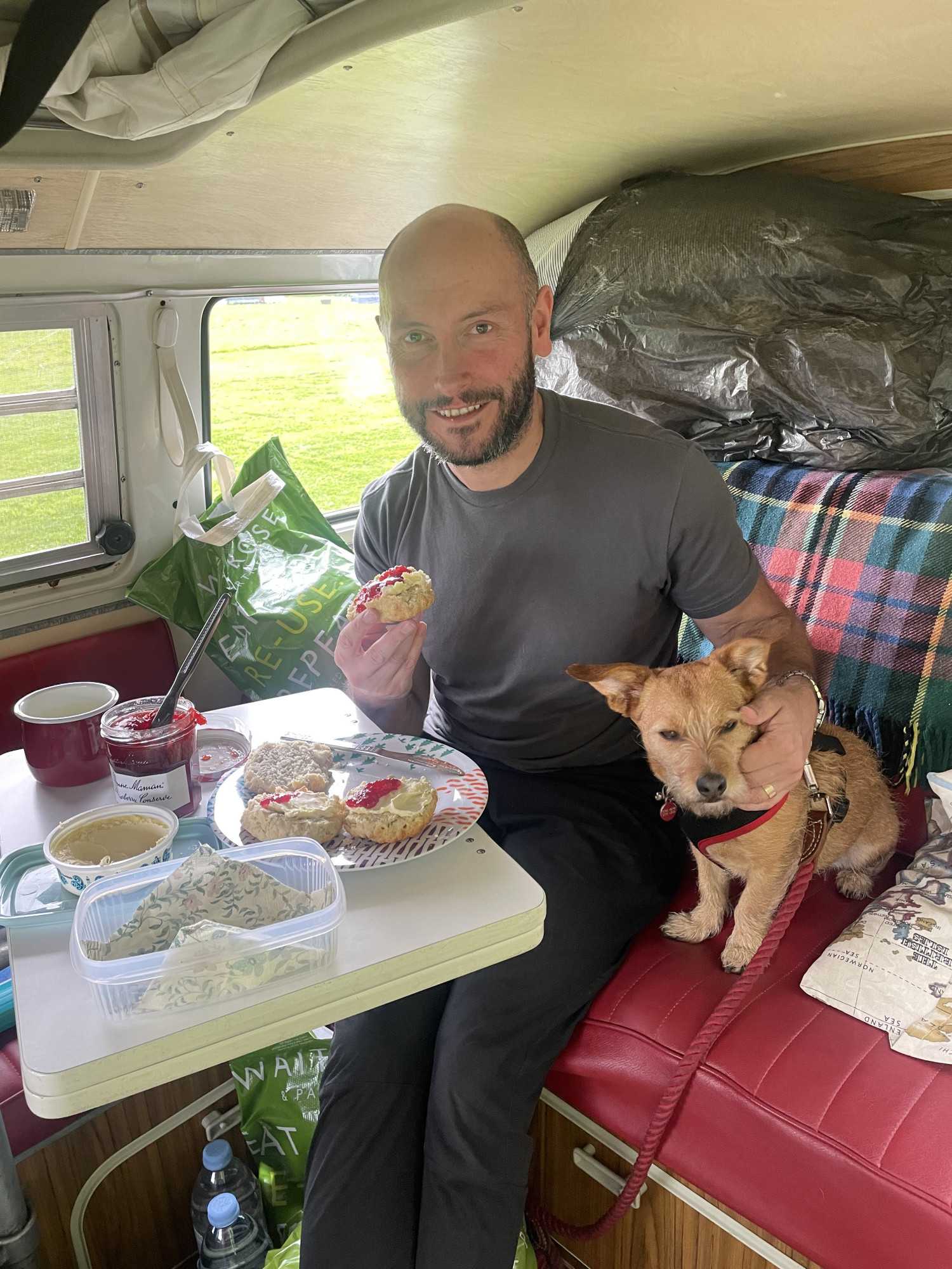 A VW T2 Classic Campervan called Alfred and for hire in Taunton, Somerset