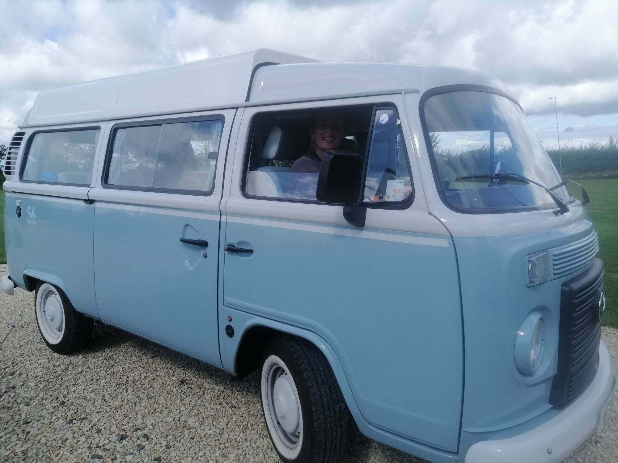 A VW T2 Classic Campervan called Bluebell-0424 and Such a beautiful van. for hire in Wedmore , Somerset
