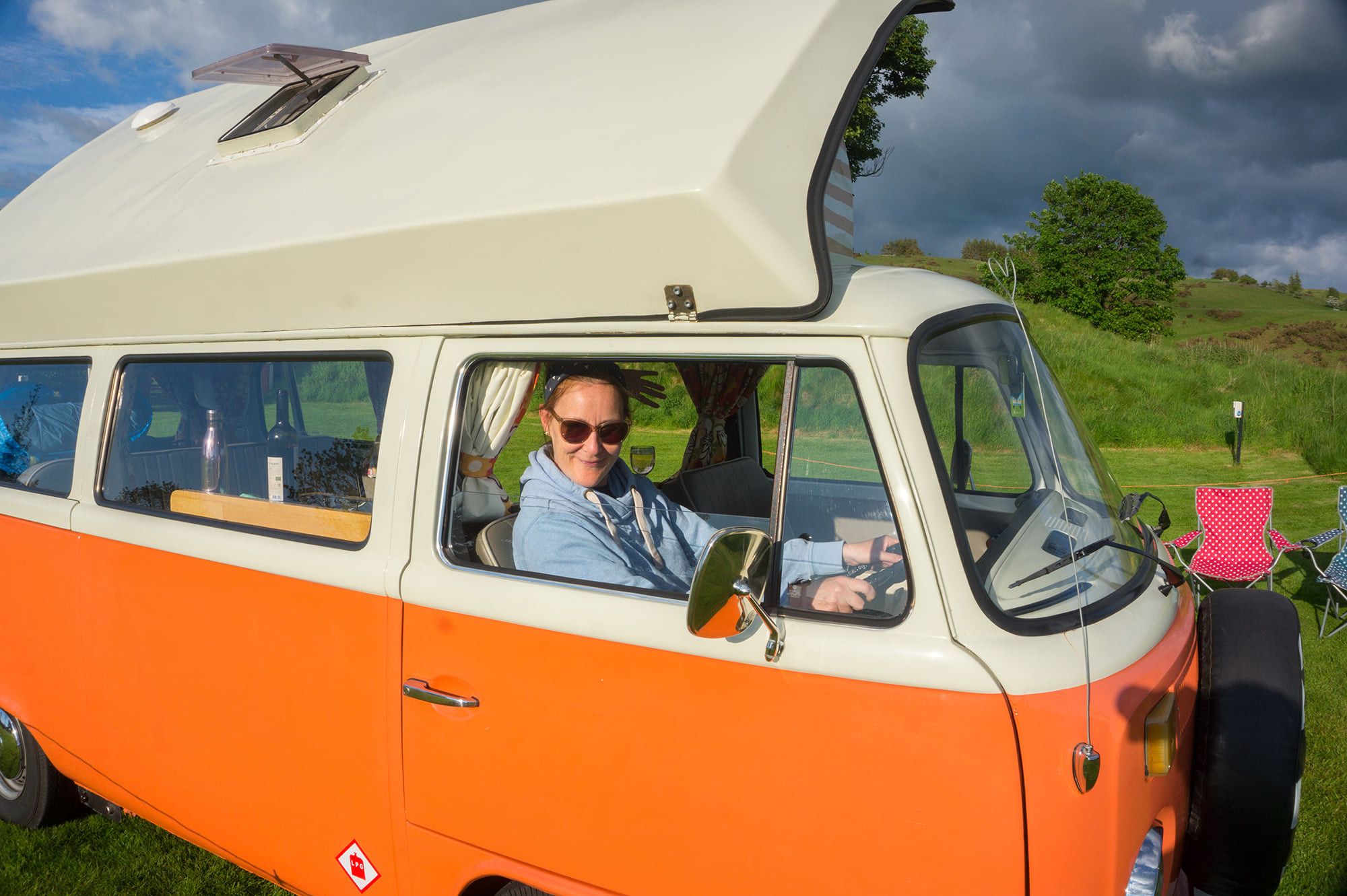 A VW T2 Classic Campervan called Babbs-0821 and for hire in Builth Wells, Powys