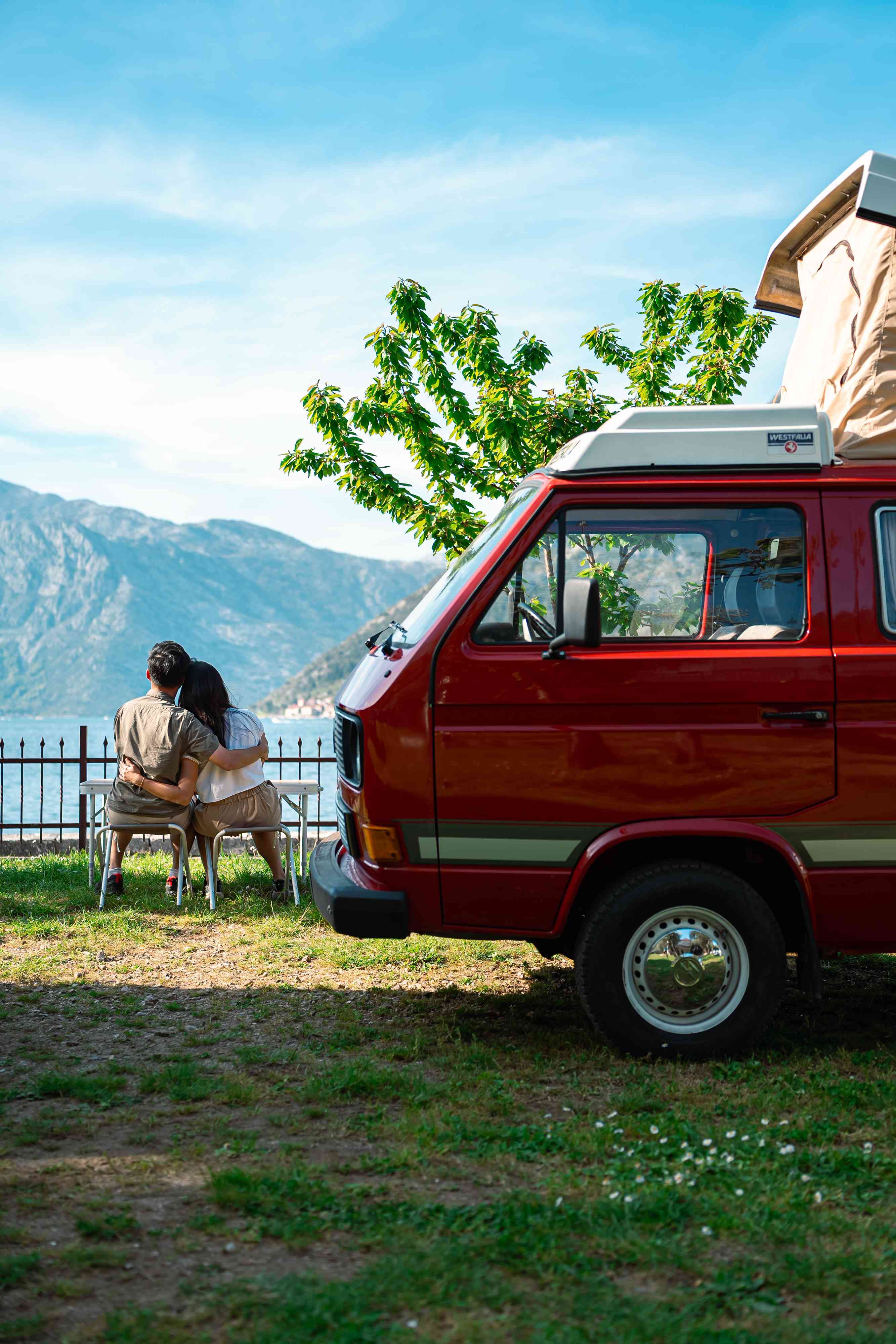 A VW T3 Campervan called Red-Westfalia-Camper and for hire in Podgorica, Montenegro