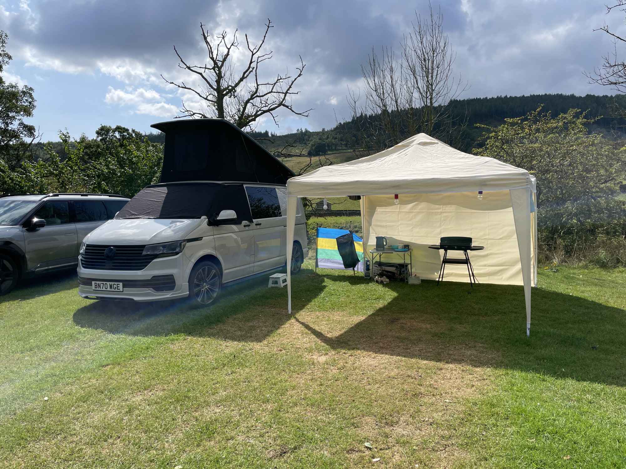 A VW T6 campervan called Bertie and Bertie at Appletreewick, nr Skipton for hire in Boston, Lincolnshire