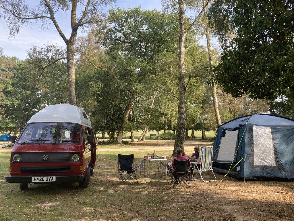 A VW T3 Campervan called Cherry-0625 and for hire in Portsmouth, Hampshire