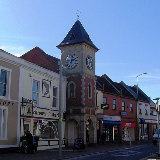 The clock tower in Kingswood