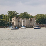 Upnor Castle from the river (Upnor Reach)