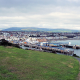 Douglas Head is a rocky point on the Isle of Man overlooking Douglas Bay and harbour. Views extend to include Snaefell Mountain and Laxey.