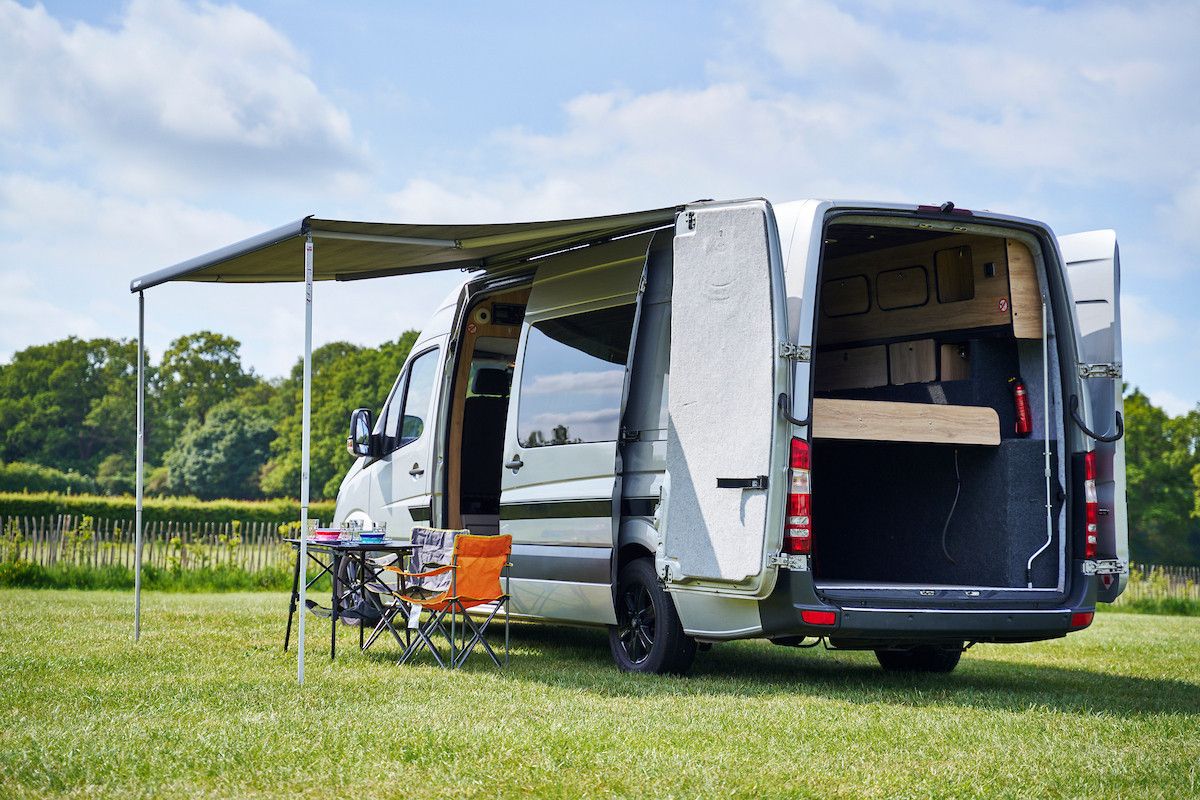 A Mercedes Sprinter Campervan called Silver-Comet and for hire in Brighton & Hove, East Sussex