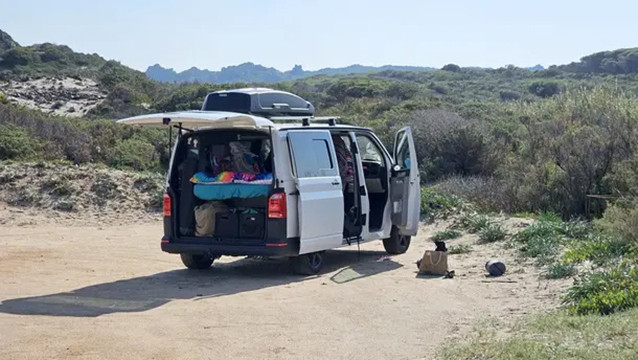 A VW T6 Campervan called Flow and for hire in Radomlje, England