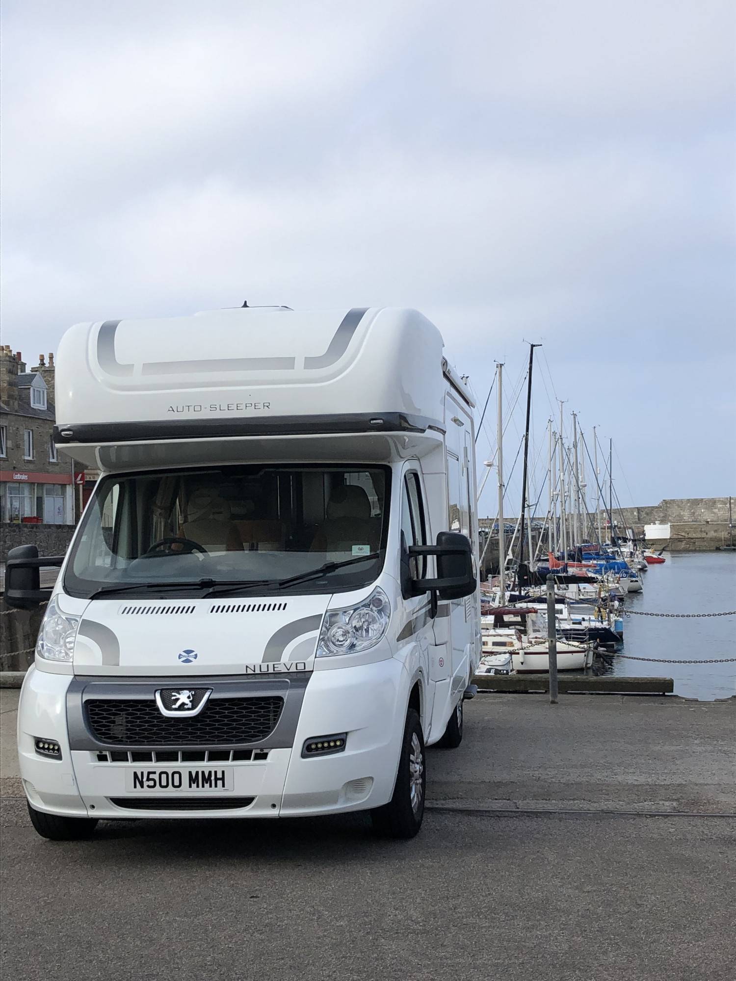 A Auto Sleepers Motorhome called Lisa and for hire in Hopeman , Moray