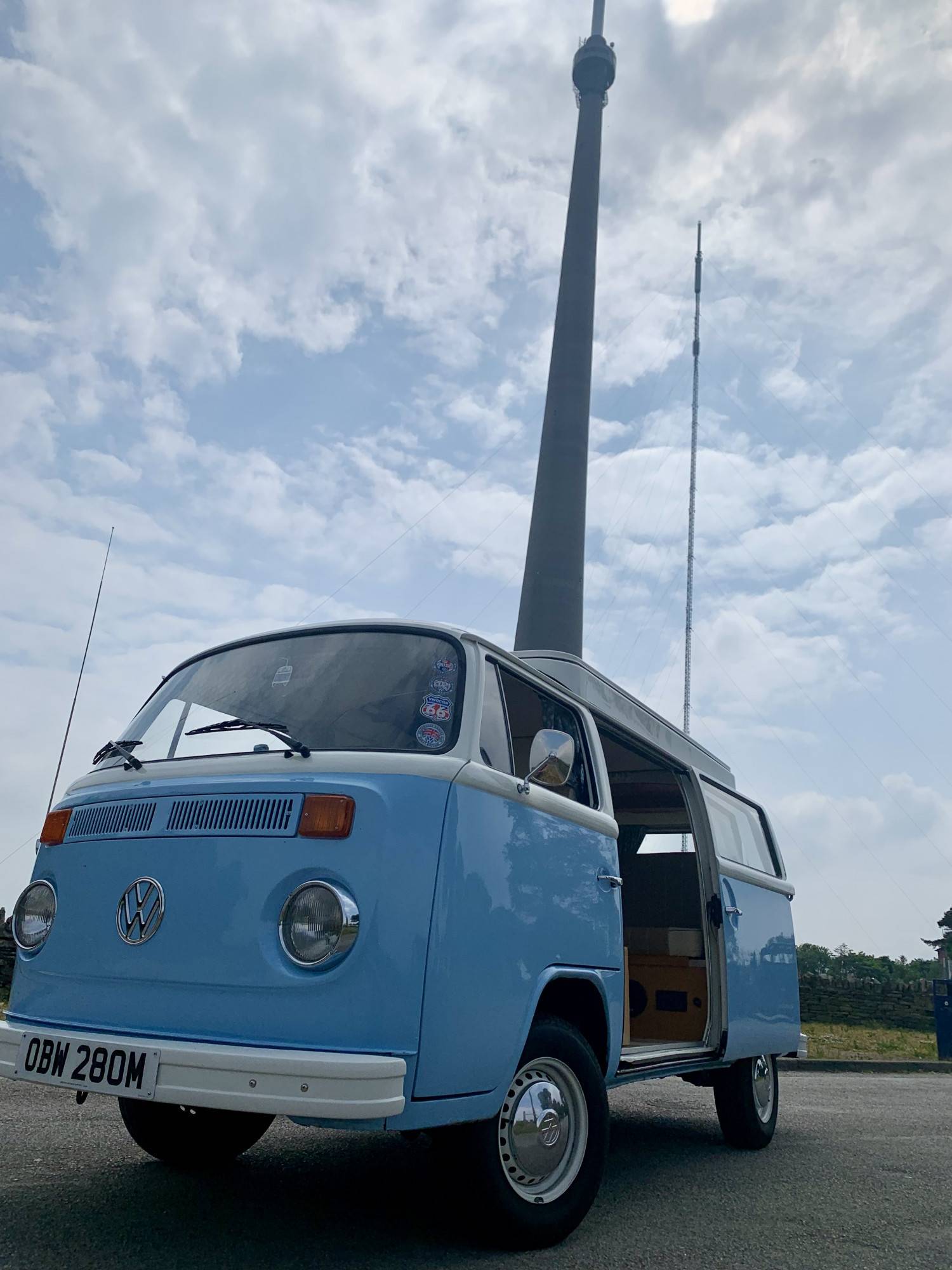 A VW T2 Classic Campervan called Bertie and for hire in Huddersfield , West Yorkshire