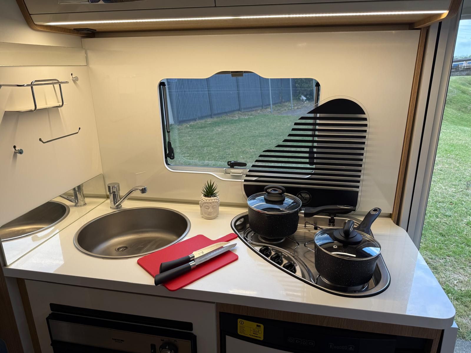 A OverCab Motorhome called Sabrina and for hire 