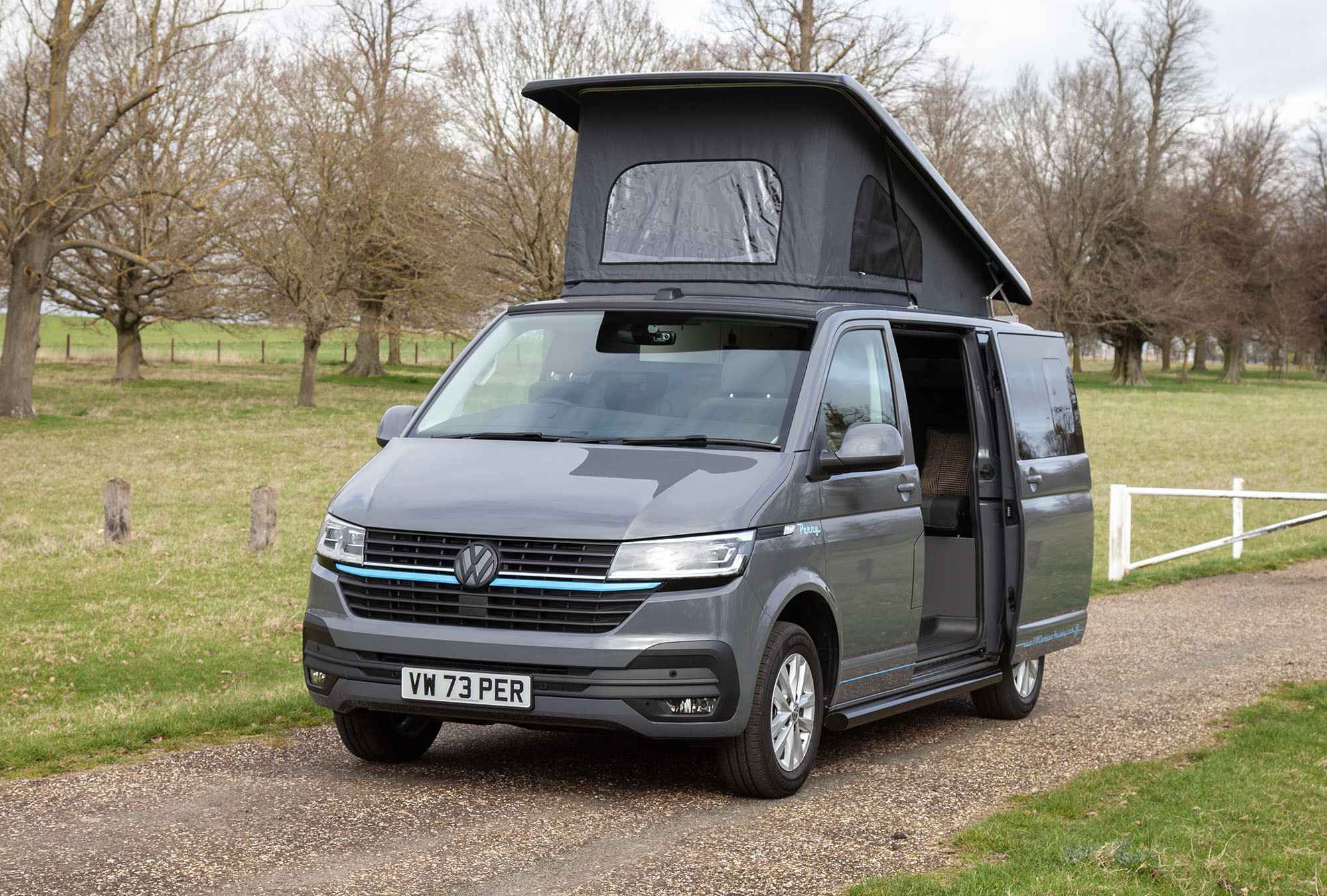 A VW T6 Campervan called Perry and for hire in Northampton, Northamptonshire