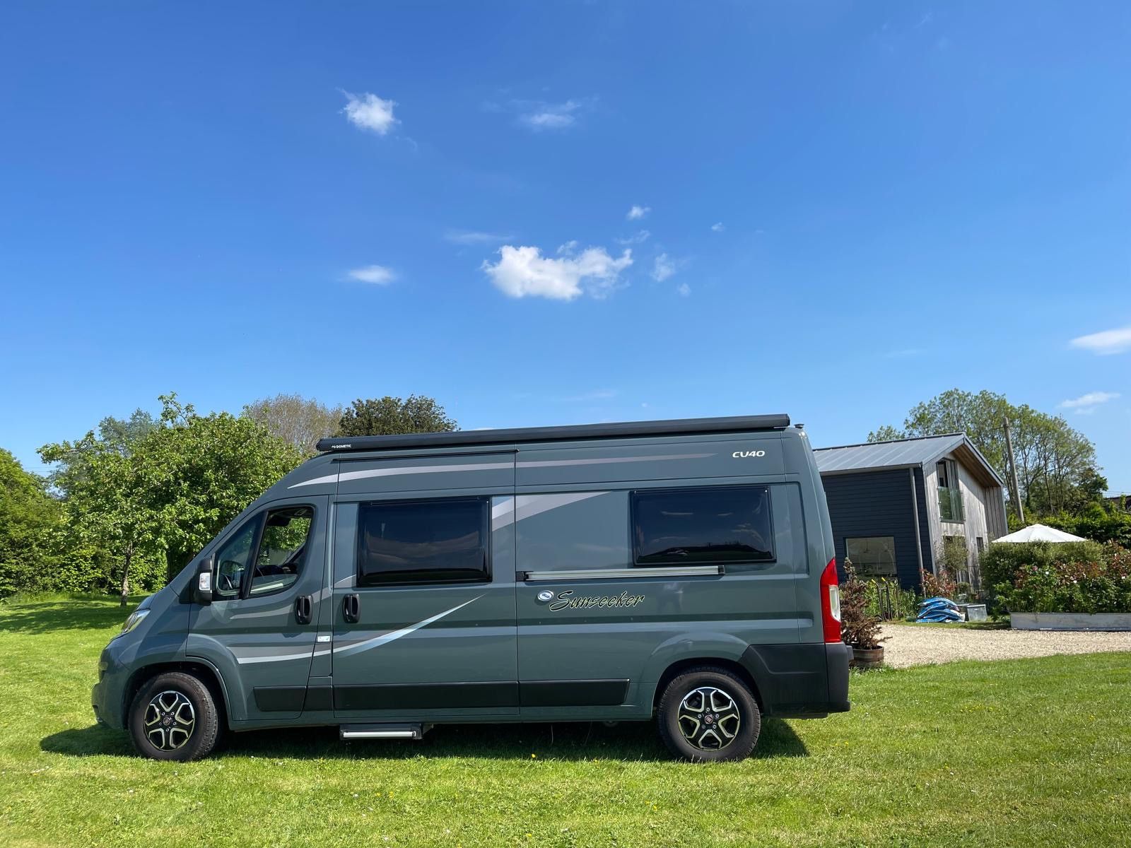 A Fiat Campervan called Berti and for hire in Wedmore , Somerset