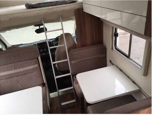 A Roller team Motorhome called RollerFiat and in for hire in Woodbridge, Suffolk