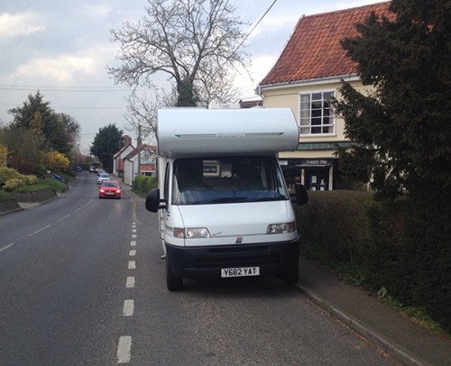 A Swift Motorhome called Suntor and Suntor Front view for hire in Woodbridge, Suffolk