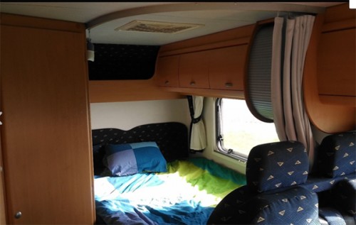 A Low Profile Motorhome called Fram4 and Bed for hire in Woodbridge, Suffolk