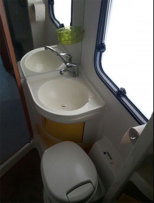 A Low Profile Motorhome called Fram4 and Toilets and Wash for hire in Woodbridge, Suffolk