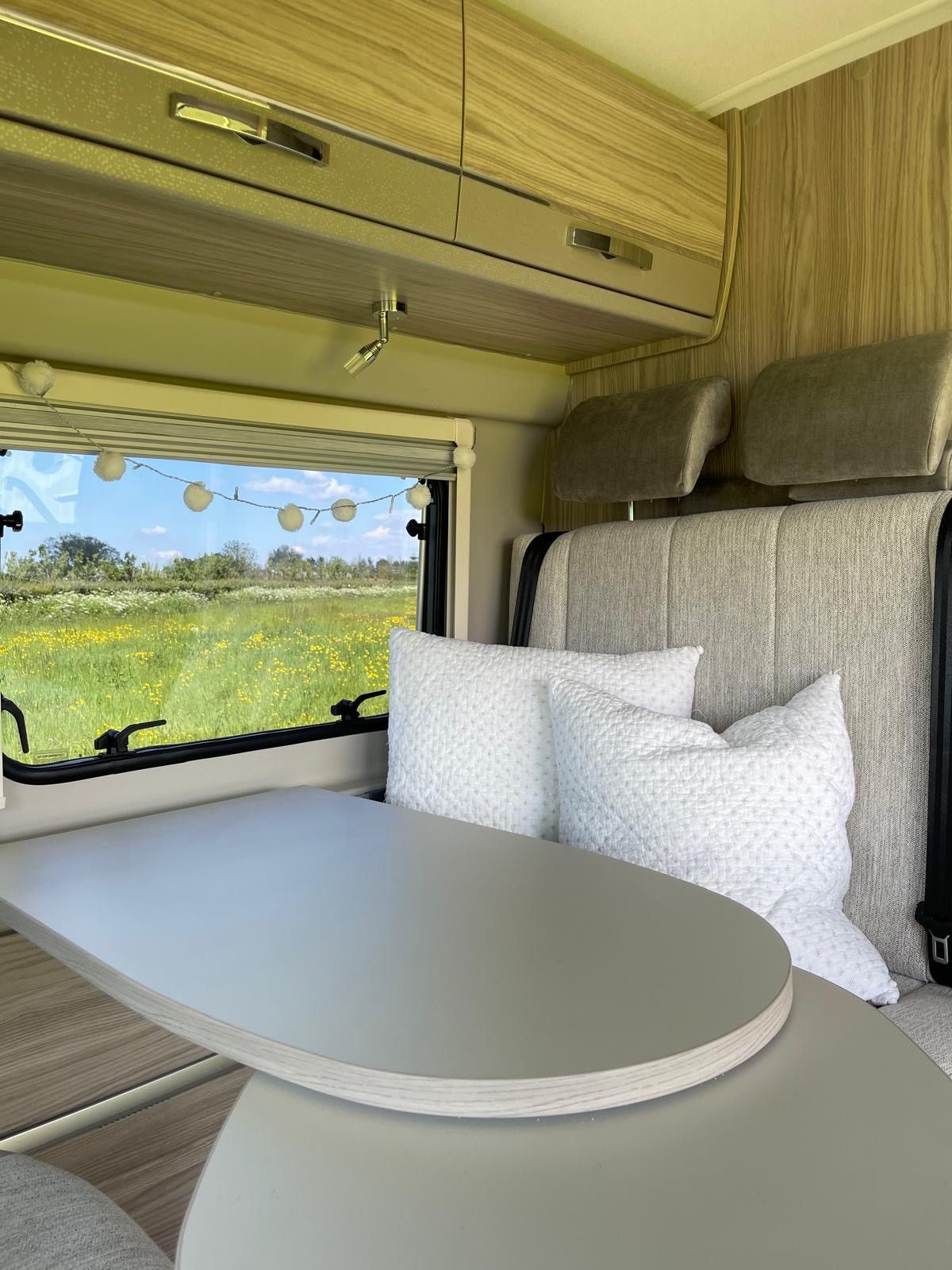 A Fiat Campervan called Berti and for hire in Wedmore , Somerset