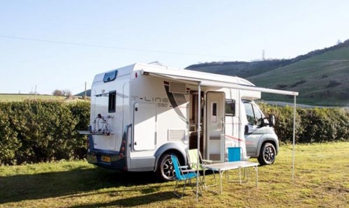 A Roller team Motorhome called Fiat-590 and With Extra space for hire in Hove, East Sussex