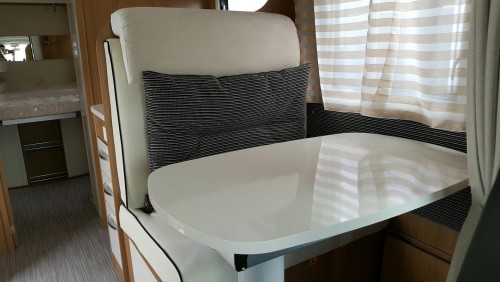 A Rimor Motorhome called Malmo and Dining for hire in Peterborough, Cambridgeshire