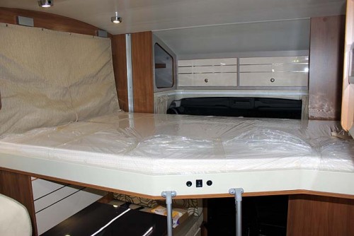 A Rimor Motorhome called Romy and Bedroom for hire in Peterborough, Cambridgeshire