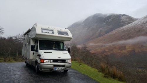 A  Motorhome called Laika and Front view - Scotland for hire in High Wycombe, Buckinghamshire