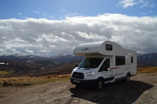 A Roller team Motorhome called Earl-Zefiro and for hire in Dunphail, Moray