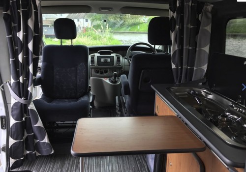 A Vauxhall Campervan called Dusty and Interior for hire in Cannock, Staffordshire