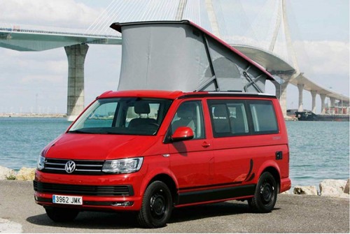 A VW T6 Campervan called California-T6 and CaliforniaT6 for hire in Cadiz, Spain