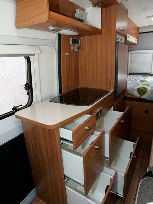 A Low Profile Motorhome called Maxi and Kitchen for hire in Cadiz, Spain