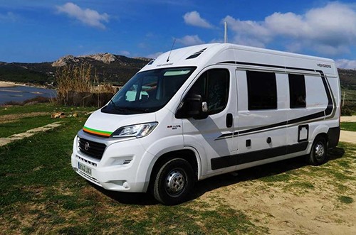 A Low Profile Motorhome called Maxi and Side View for hire in Cadiz, Spain