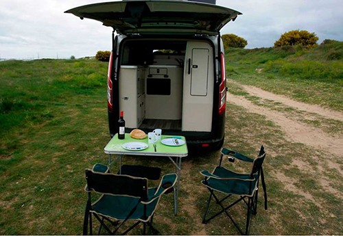 A Ford Campervan called Ford-Nugget and Rea View with extras for hire in Cadiz, Spain
