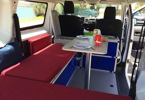 A Citroen Campervan called Eco and Interior for hire in Cadiz, Spain