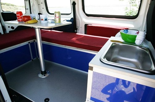 A Citroen Campervan called Eco and Interior for hire in Cadiz, Spain