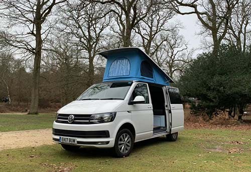 A VW T6 Campervan called Edi and Edi for hire in Watford, England