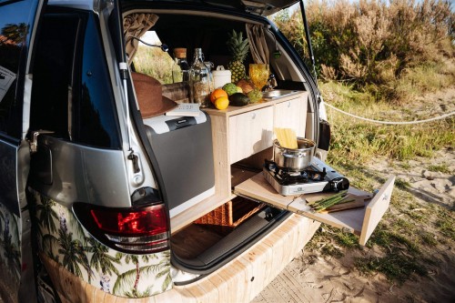 A NON VW Conversion Campervan called Hawaii and Kitchen for hire in sevilla, Spain