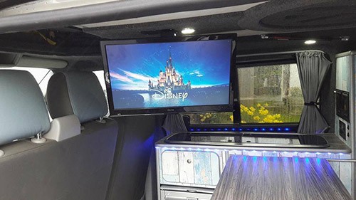 A VW T6 Campervan called Vallerie and Interior for hire in MONMOUTH, Monmouthshire