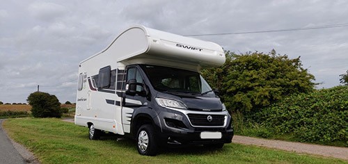 A Swift Motorhome called Airic and for hire in Hove, East Sussex