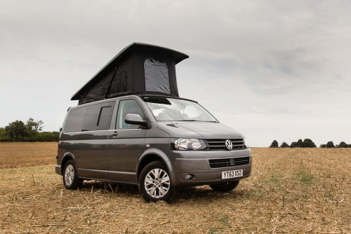A VW T5 Campervan called Odie and pop top up for hire in Sittingbourne, England